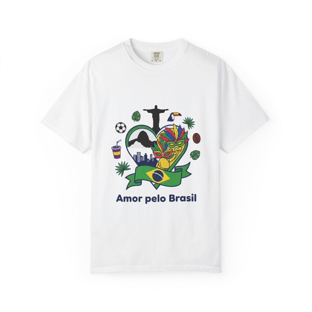 تيشيرت "حب البرازيل" - تيشيرت برسومات "Amor pelo Brasil" 