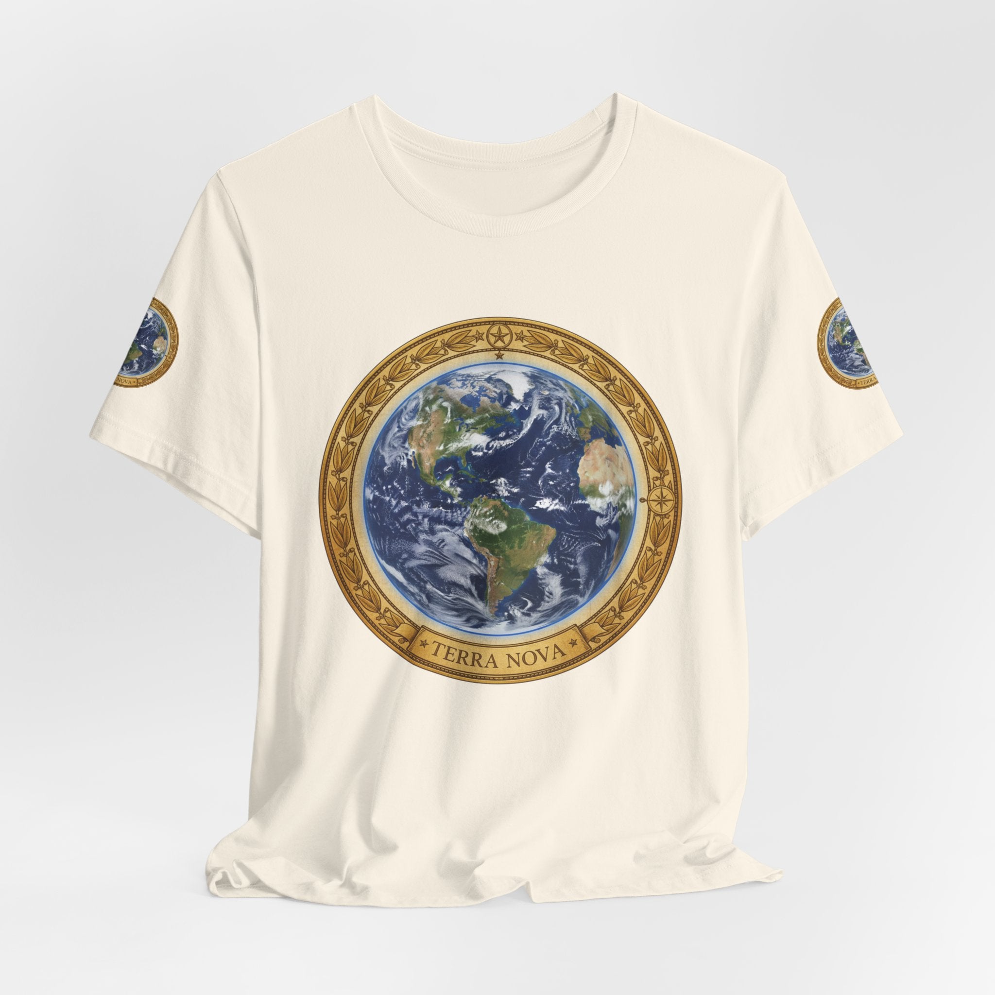 Earth Medallion T‑Shirt – Terra Nova Globe Graphic Tee