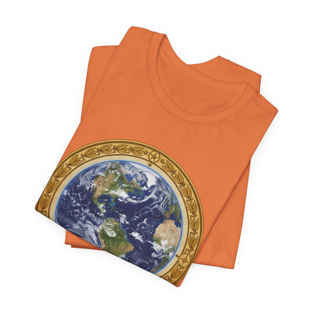 Earth Medallion T‑Shirt – Terra Nova Globe Graphic Tee