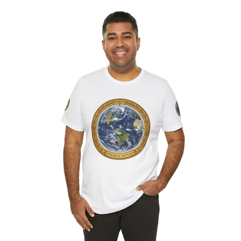 Earth Medallion T‑Shirt – Terra Nova Globe Graphic Tee