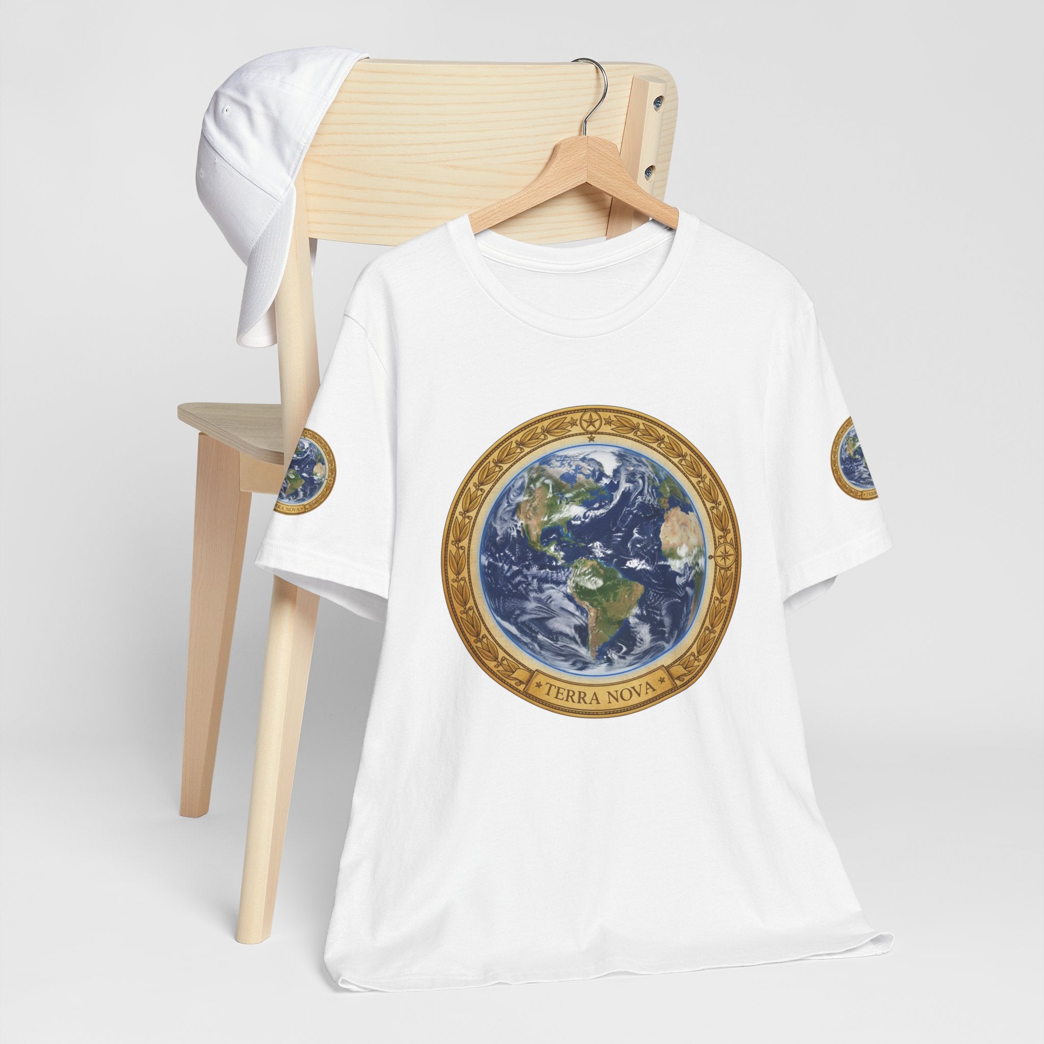 Earth Medallion T‑Shirt – Terra Nova Globe Graphic Tee