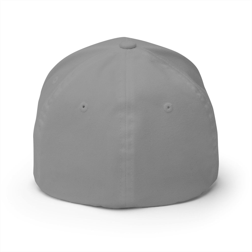 Embroidered 'UA UnikÂme Favicon ' Wave Logo Cap — White Structured Closed-Back Hat
