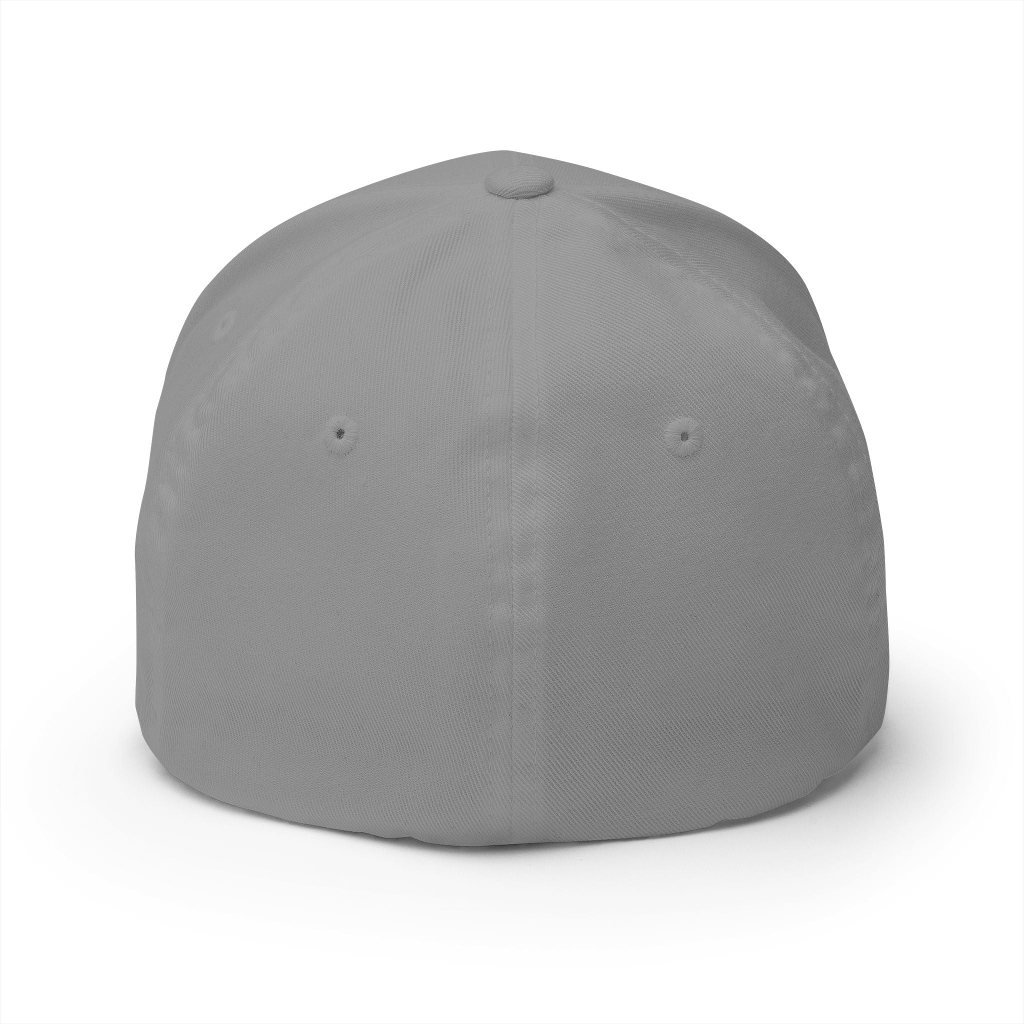 Embroidered 'UA UnikÂme Favicon ' Wave Logo Cap — White Structured Closed-Back Hat