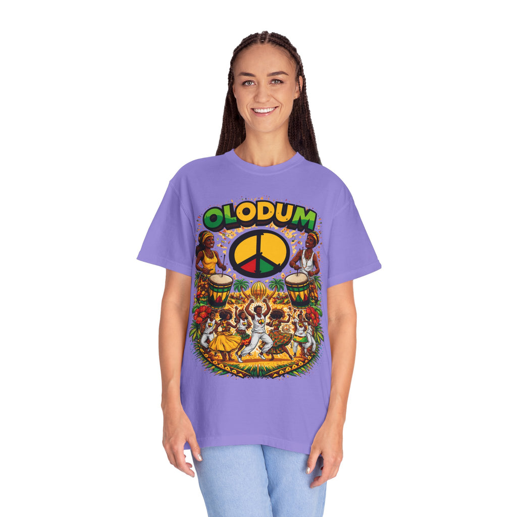 Olodum Peace Drum T-Shirt — Afro-Brazilian Samba Festival Tee