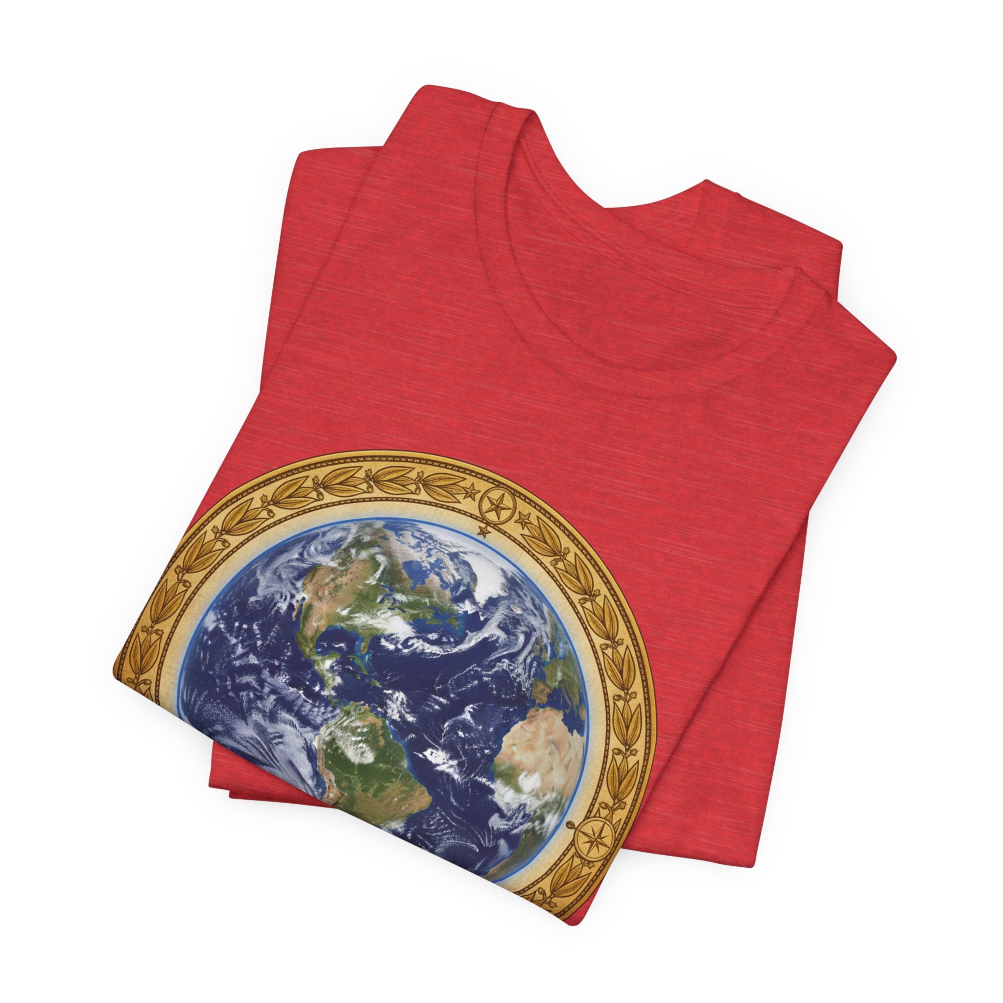 Earth Medallion T‑Shirt – Terra Nova Globe Graphic Tee