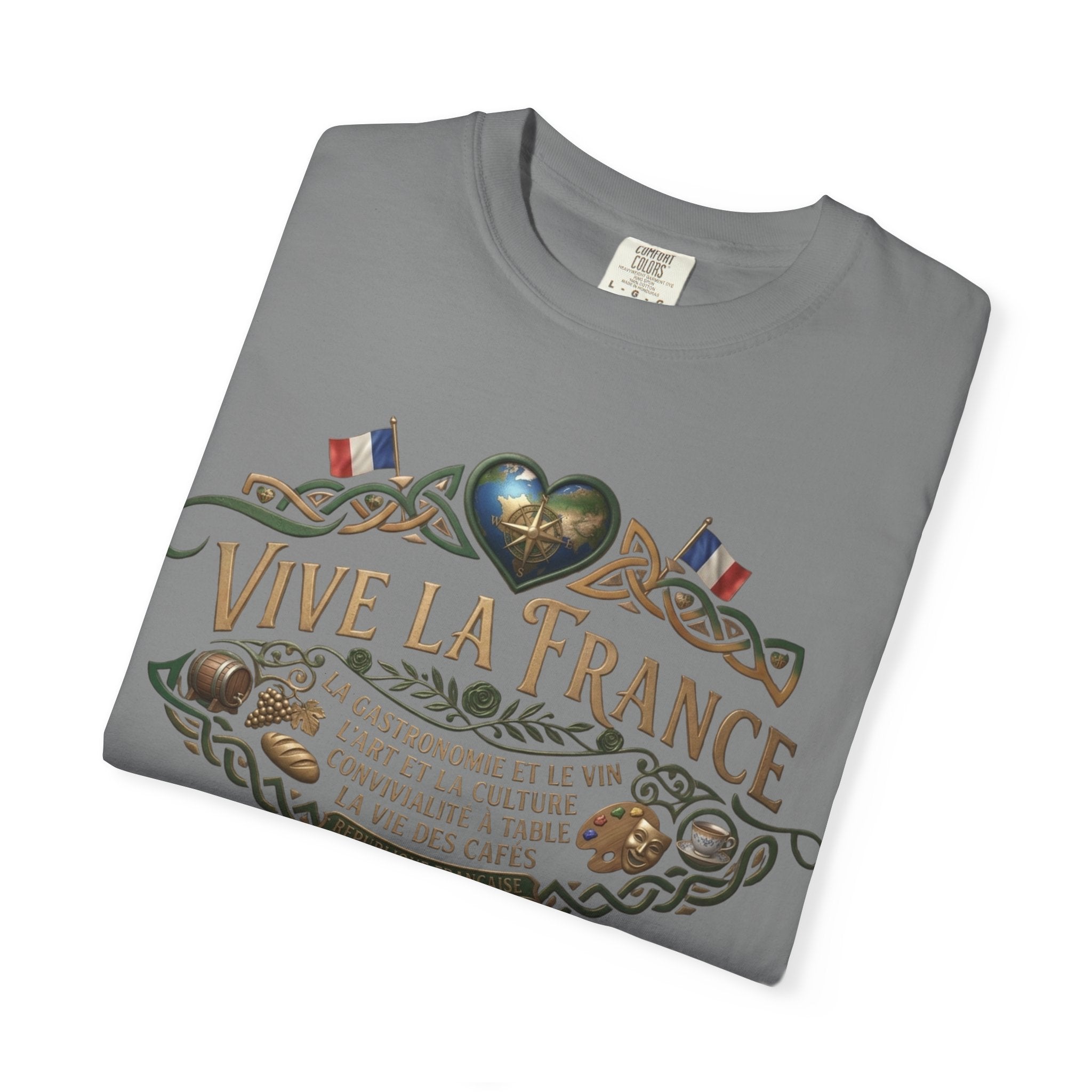 Vive La France T-Shirt — Vintage French Travel Graphic Tee