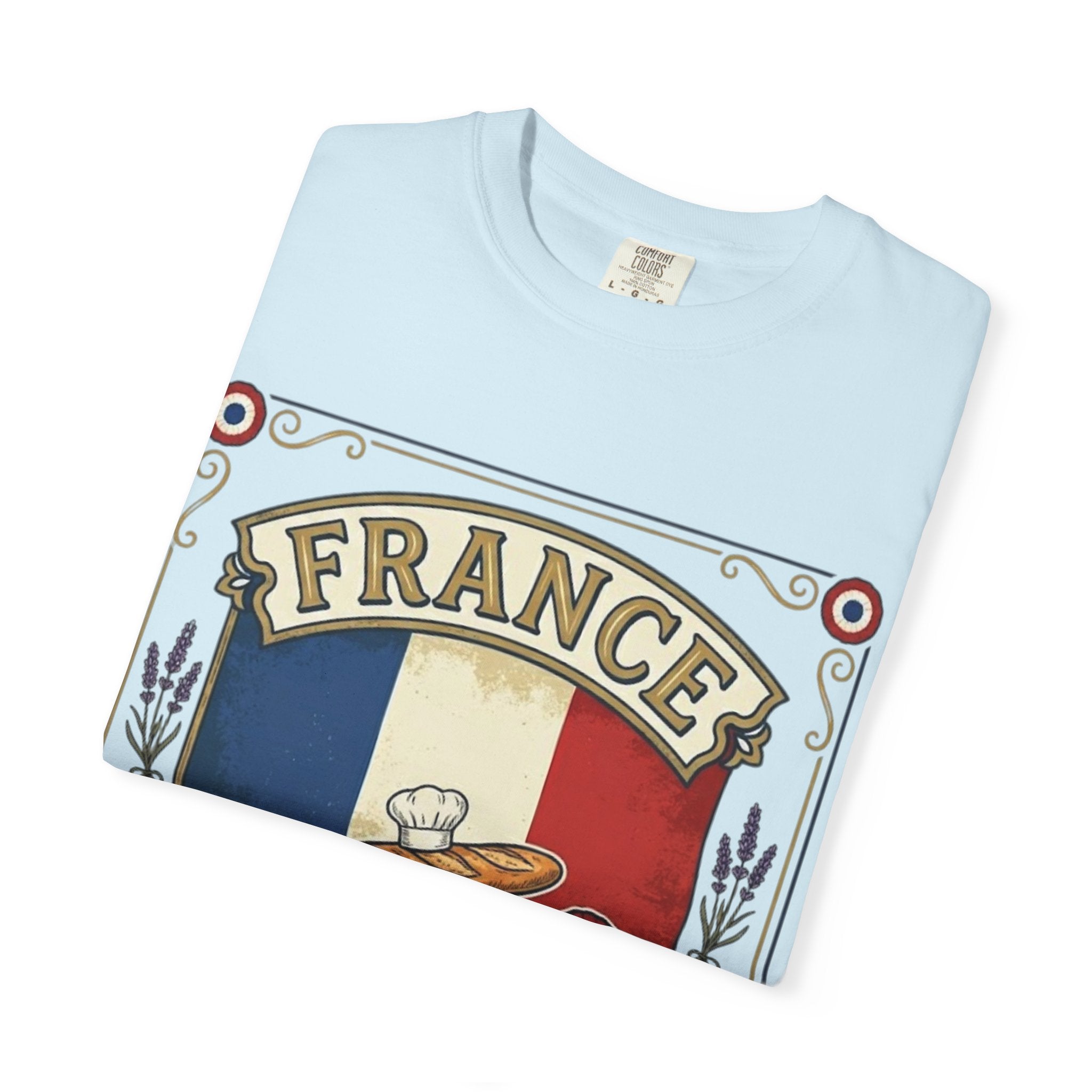 France Vintage Travel T-Shirt — Chic Culture Cuisine Design