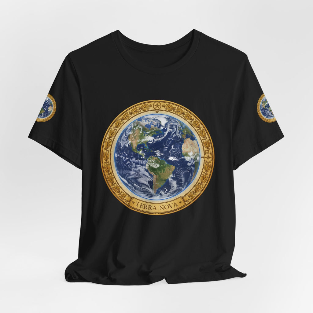 Earth Medallion T‑Shirt – Terra Nova Globe Graphic Tee