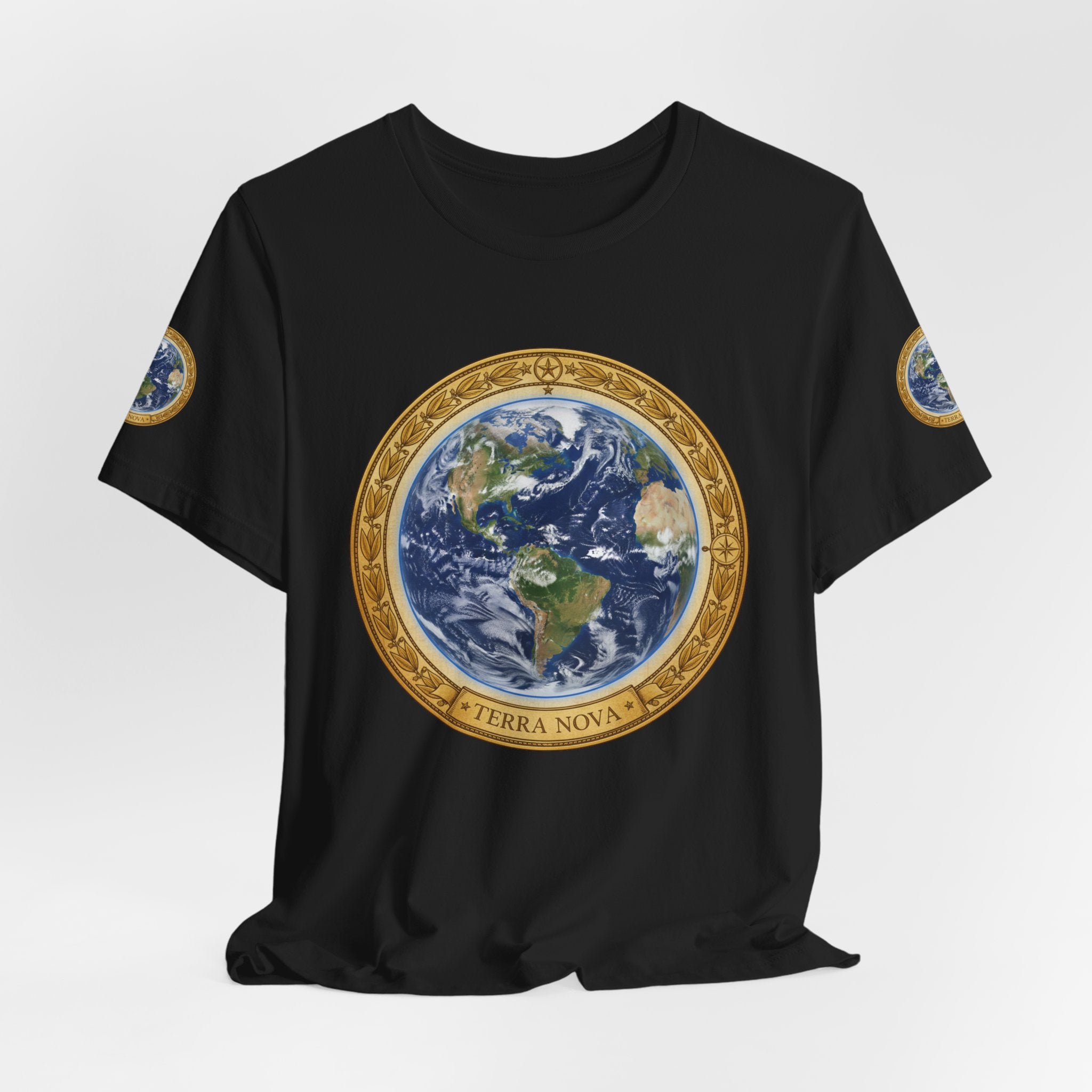 Earth Medallion T‑Shirt – Terra Nova Globe Graphic Tee