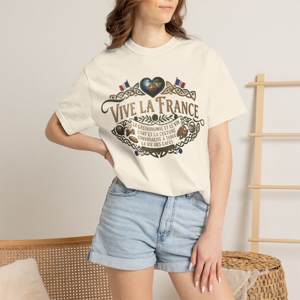 Vive La France T-Shirt — Vintage French Travel Graphic Tee