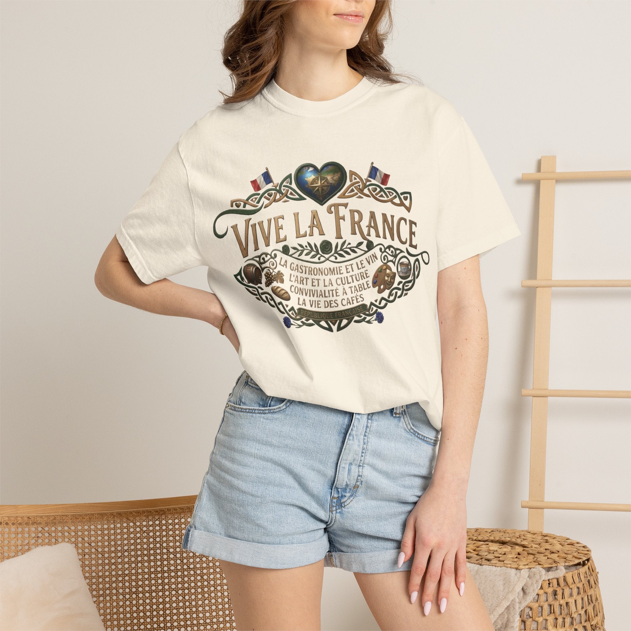 Vive La France T-Shirt — Vintage French Travel Graphic Tee