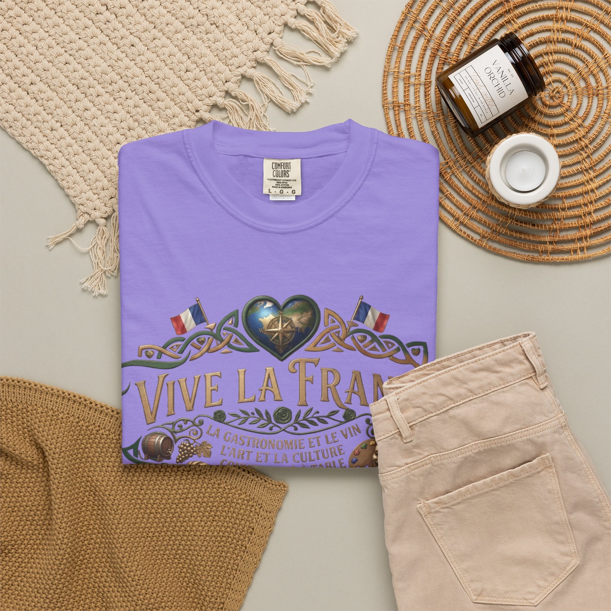 Vive La France T-Shirt — Vintage French Travel Graphic Tee