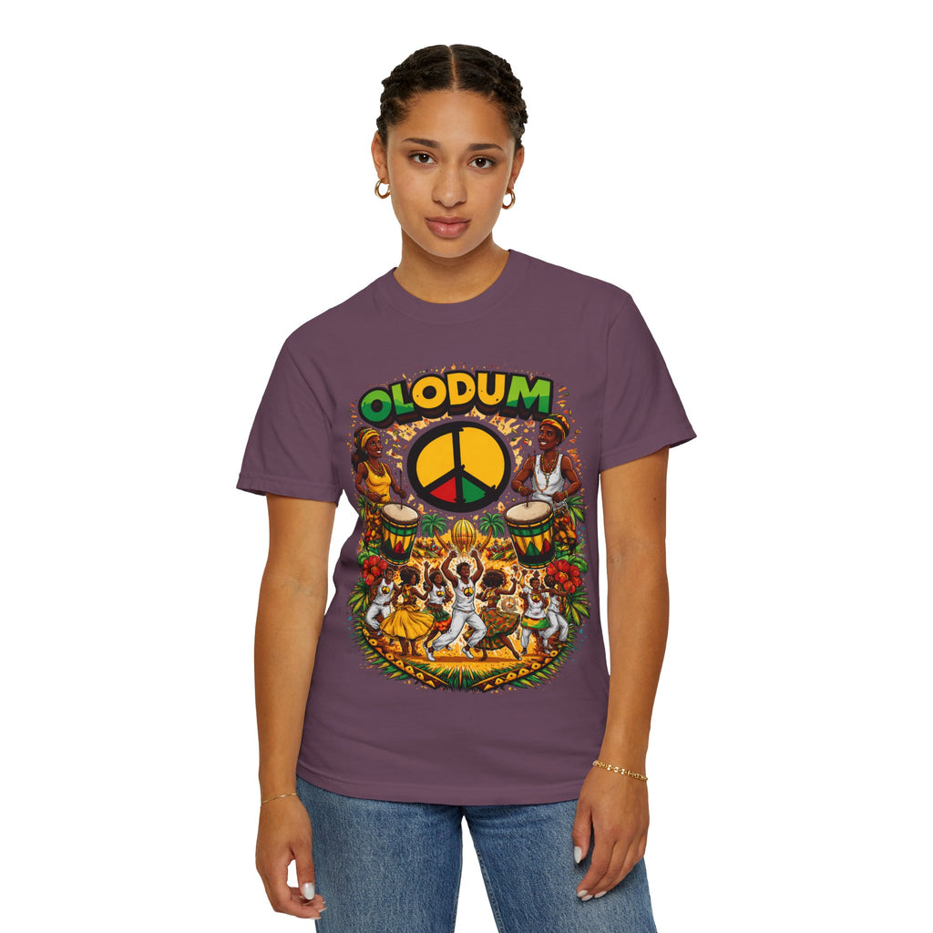 Olodum Peace Drum T-Shirt — Afro-Brazilian Samba Festival Tee