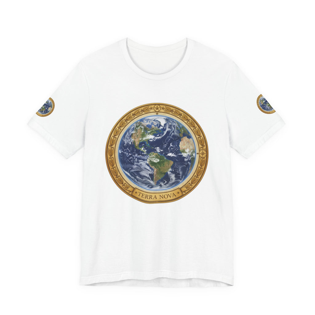 Earth Medallion T‑Shirt – Terra Nova Globe Graphic Tee