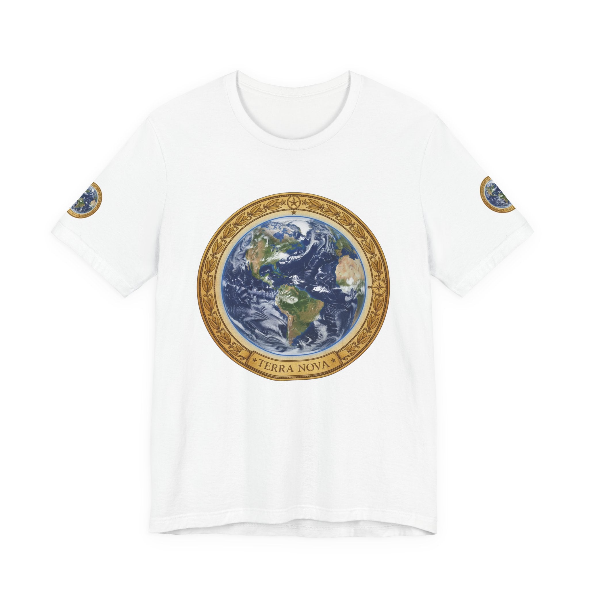 Earth Medallion T‑Shirt – Terra Nova Globe Graphic Tee