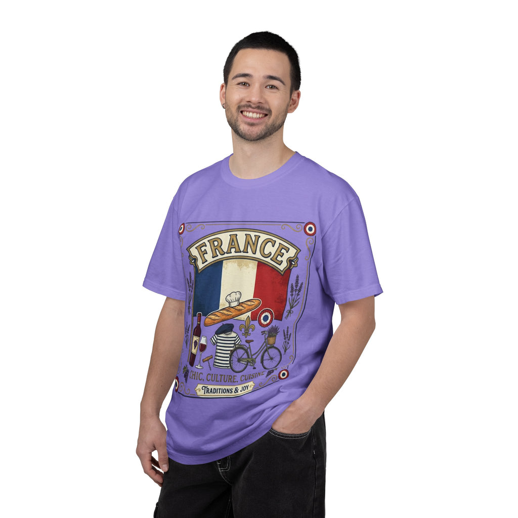 France Vintage Travel T-Shirt — Chic Culture Cuisine Design