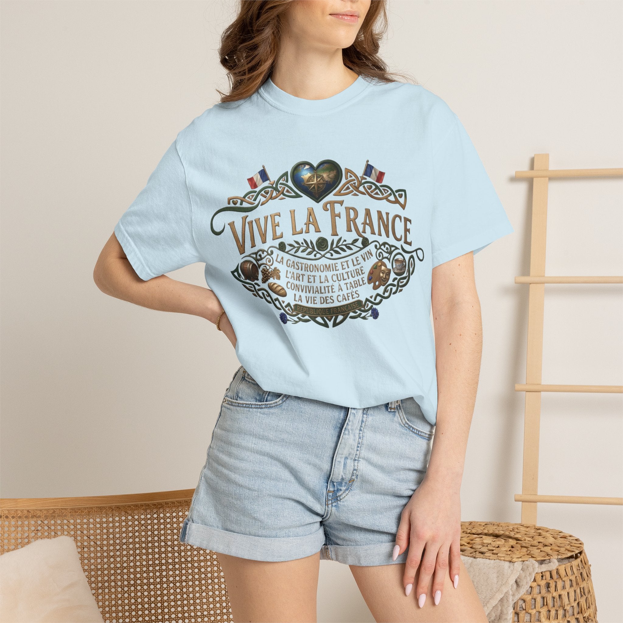 Vive La France T-Shirt — Vintage French Travel Graphic Tee