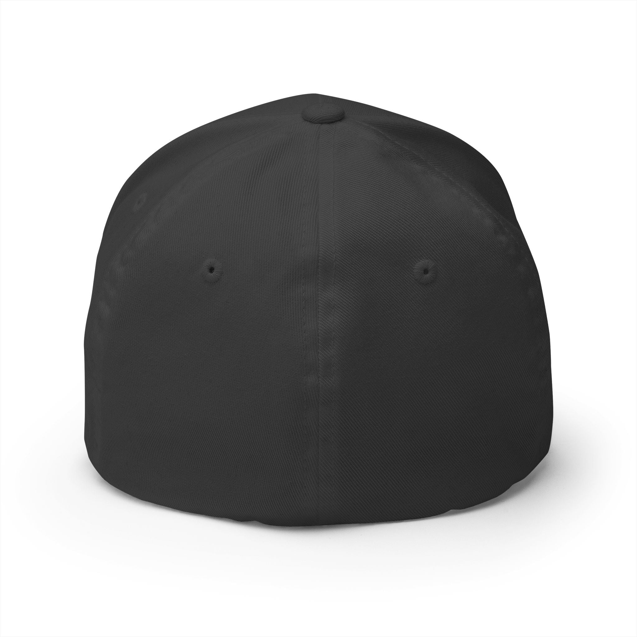 Embroidered 'UA UnikÂme Favicon ' Wave Logo Cap — White Structured Closed-Back Hat