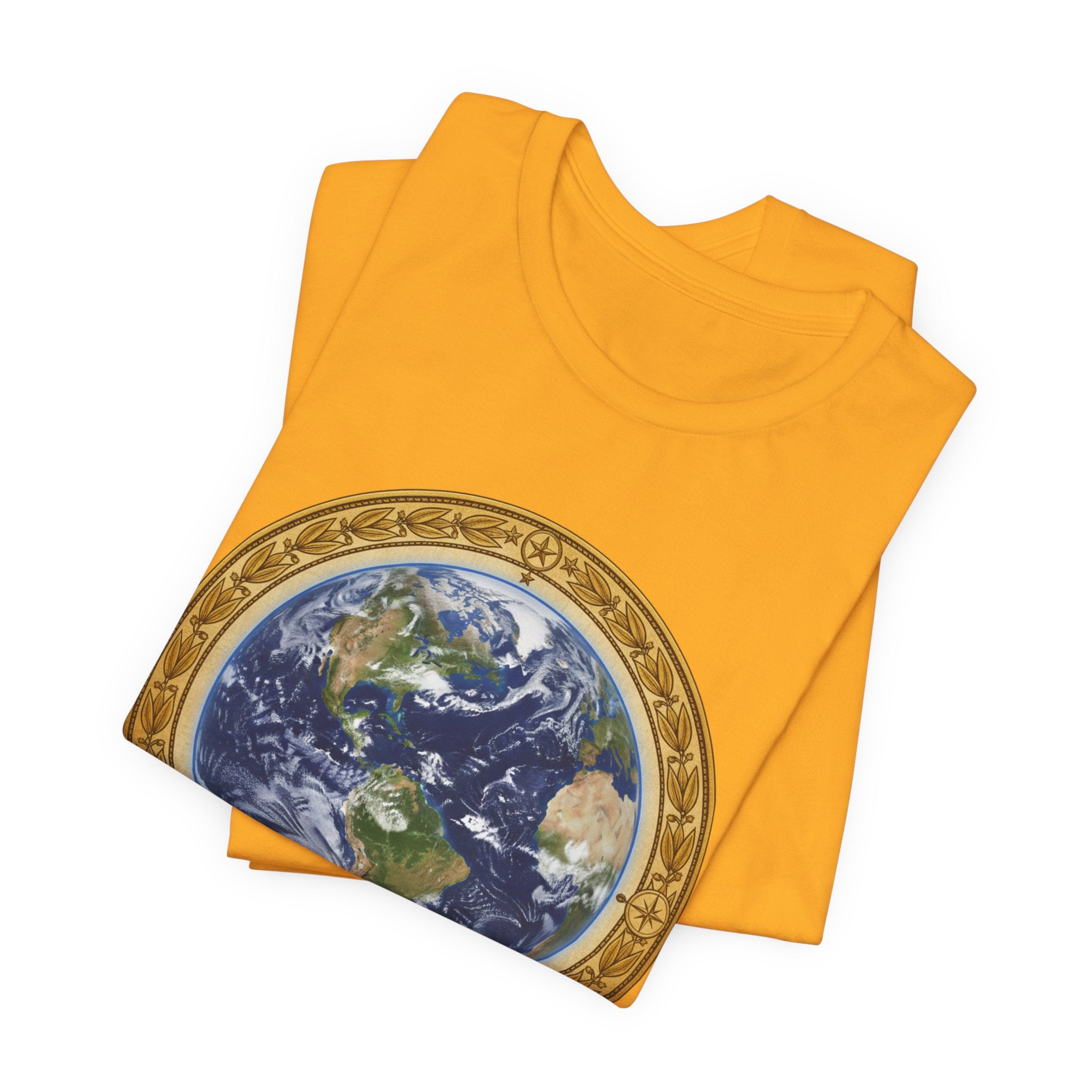 Earth Medallion T‑Shirt – Terra Nova Globe Graphic Tee