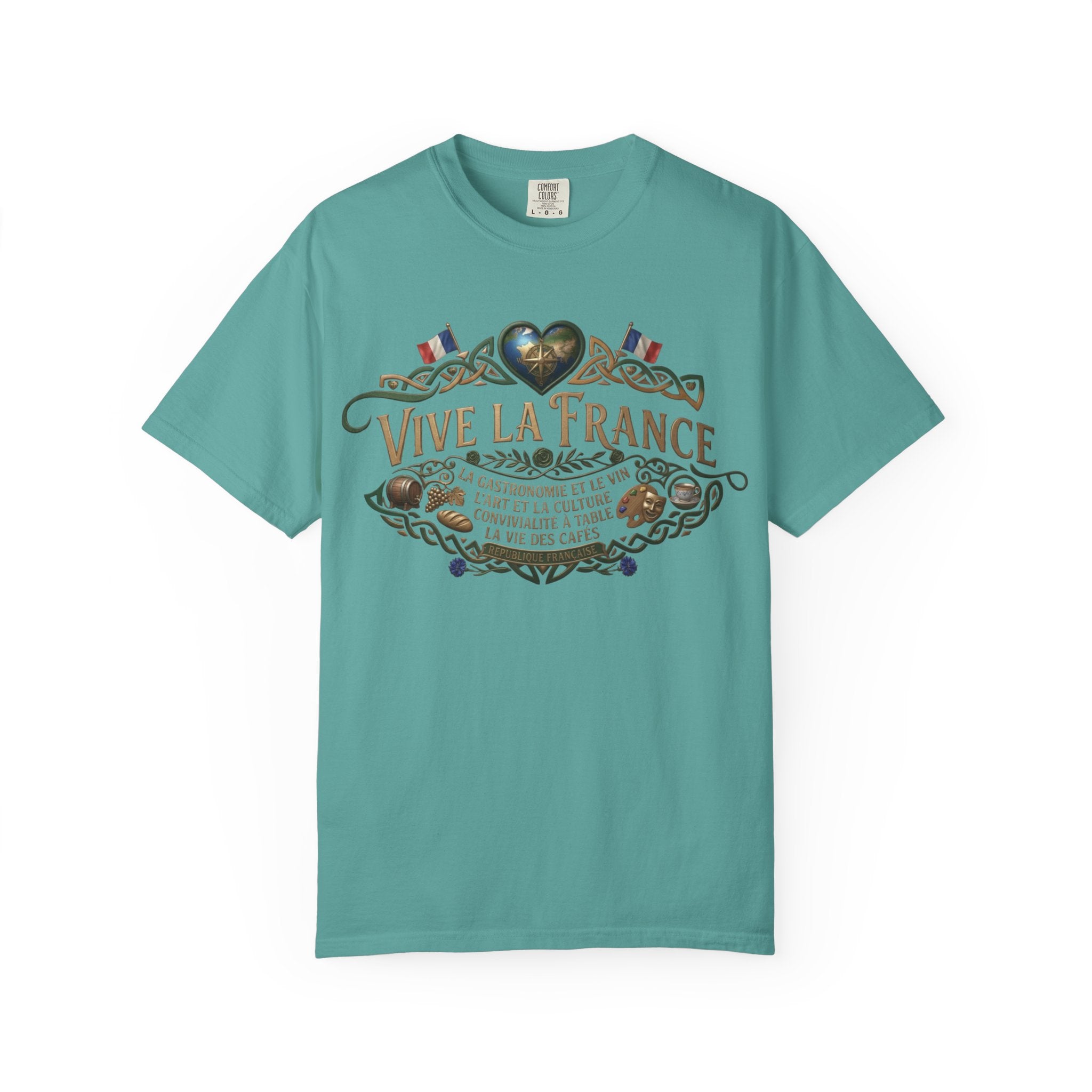 Vive La France T-Shirt — Vintage French Travel Graphic Tee