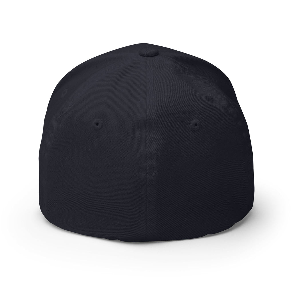 Embroidered 'UA UnikÂme Favicon ' Wave Logo Cap — White Structured Closed-Back Hat