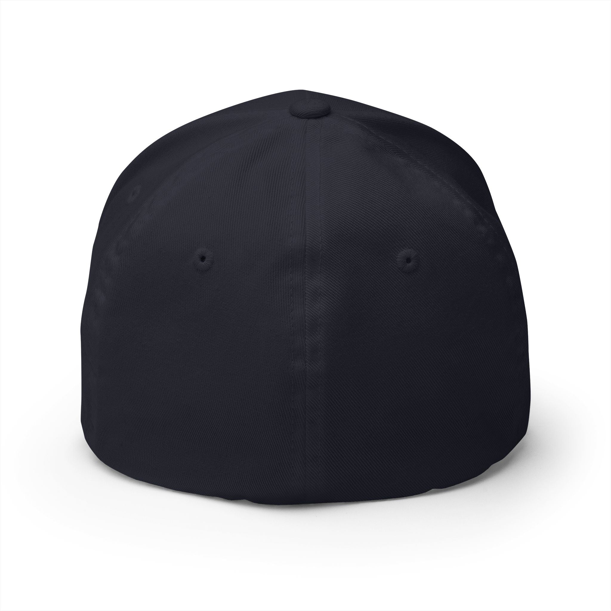 Embroidered 'UA UnikÂme Favicon ' Wave Logo Cap — White Structured Closed-Back Hat