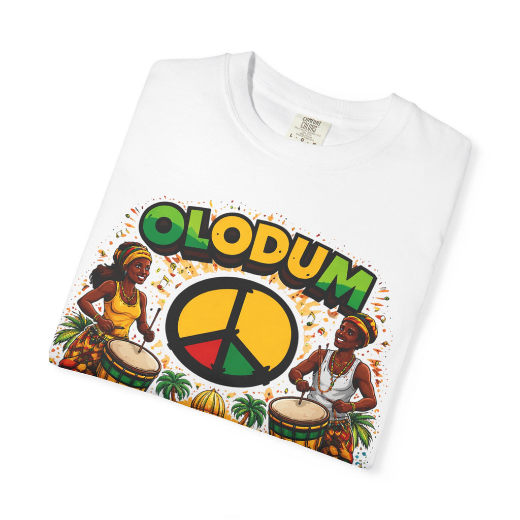 Olodum Peace Drum T-Shirt — Afro-Brazilian Samba Festival Tee