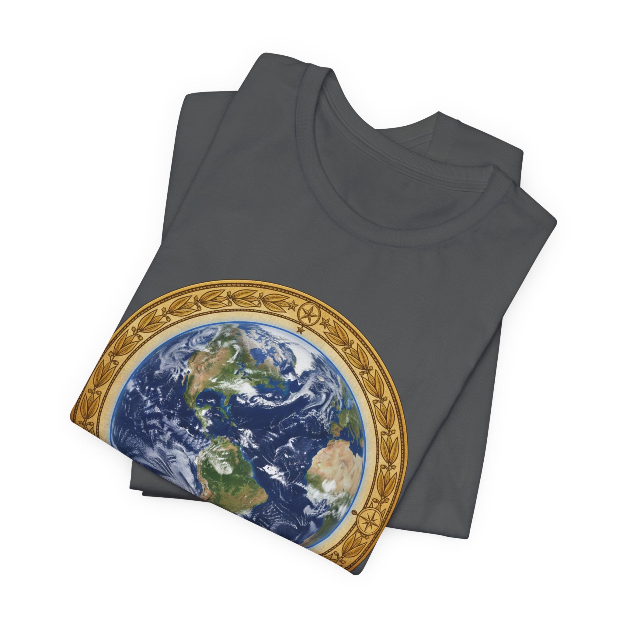 Earth Medallion T‑Shirt – Terra Nova Globe Graphic Tee