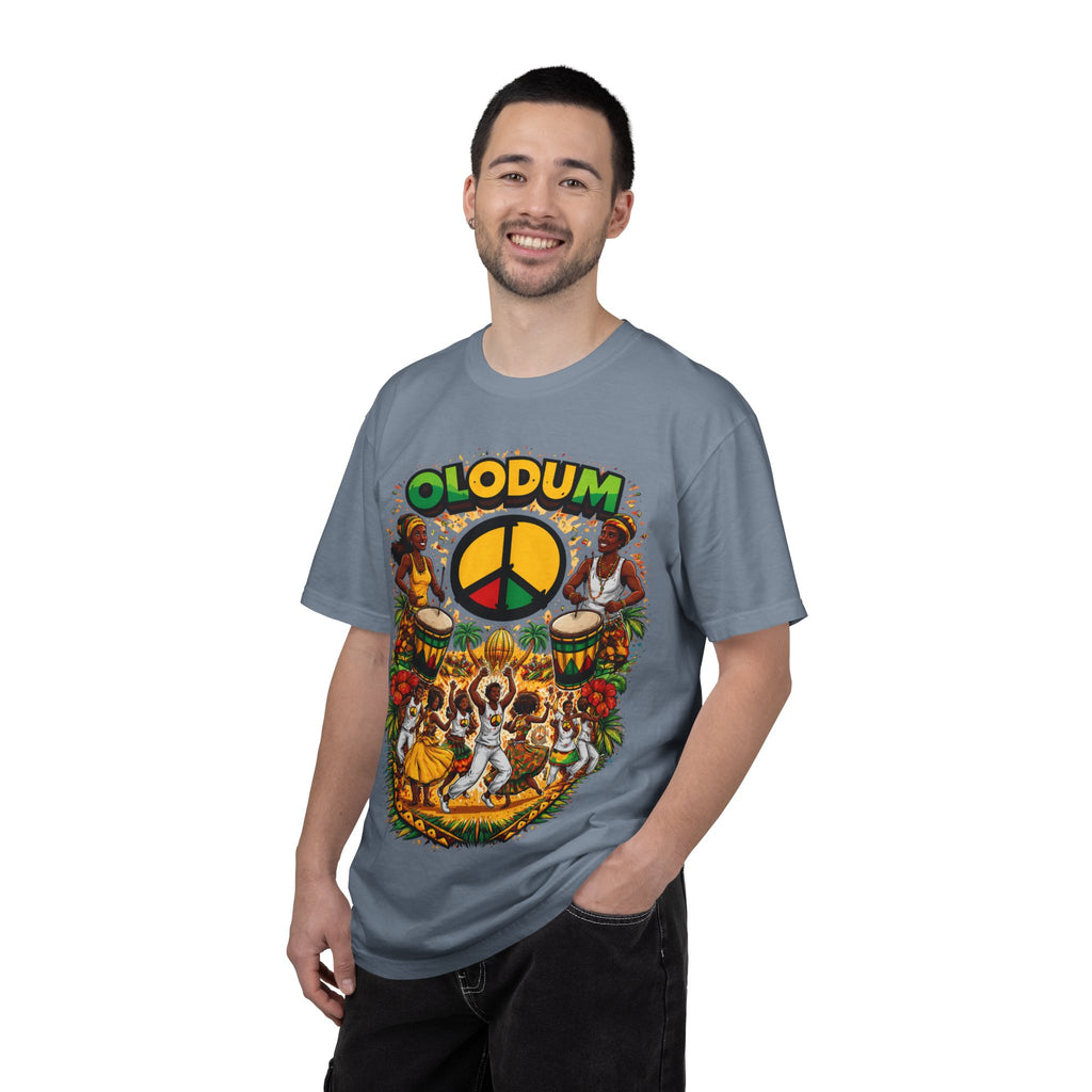 Olodum Peace Drum T-Shirt — Afro-Brazilian Samba Festival Tee