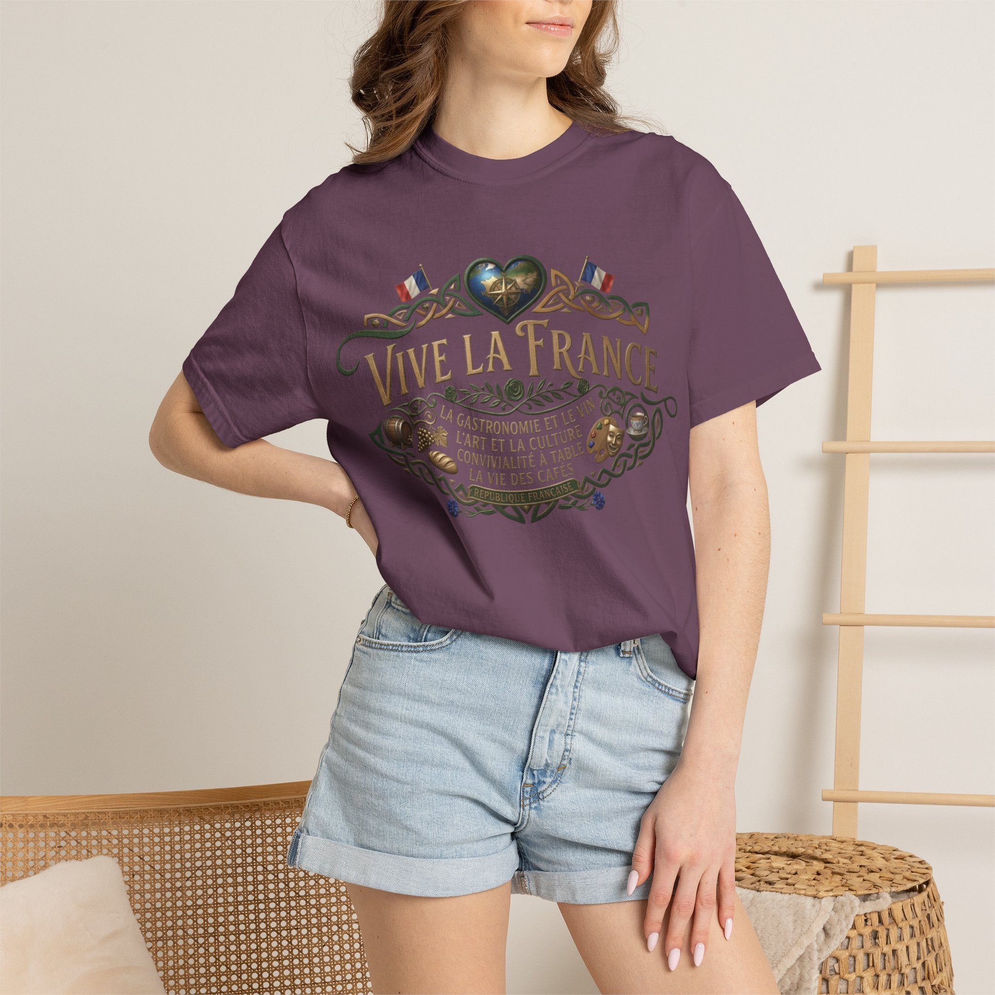 Vive La France T-Shirt — Vintage French Travel Graphic Tee
