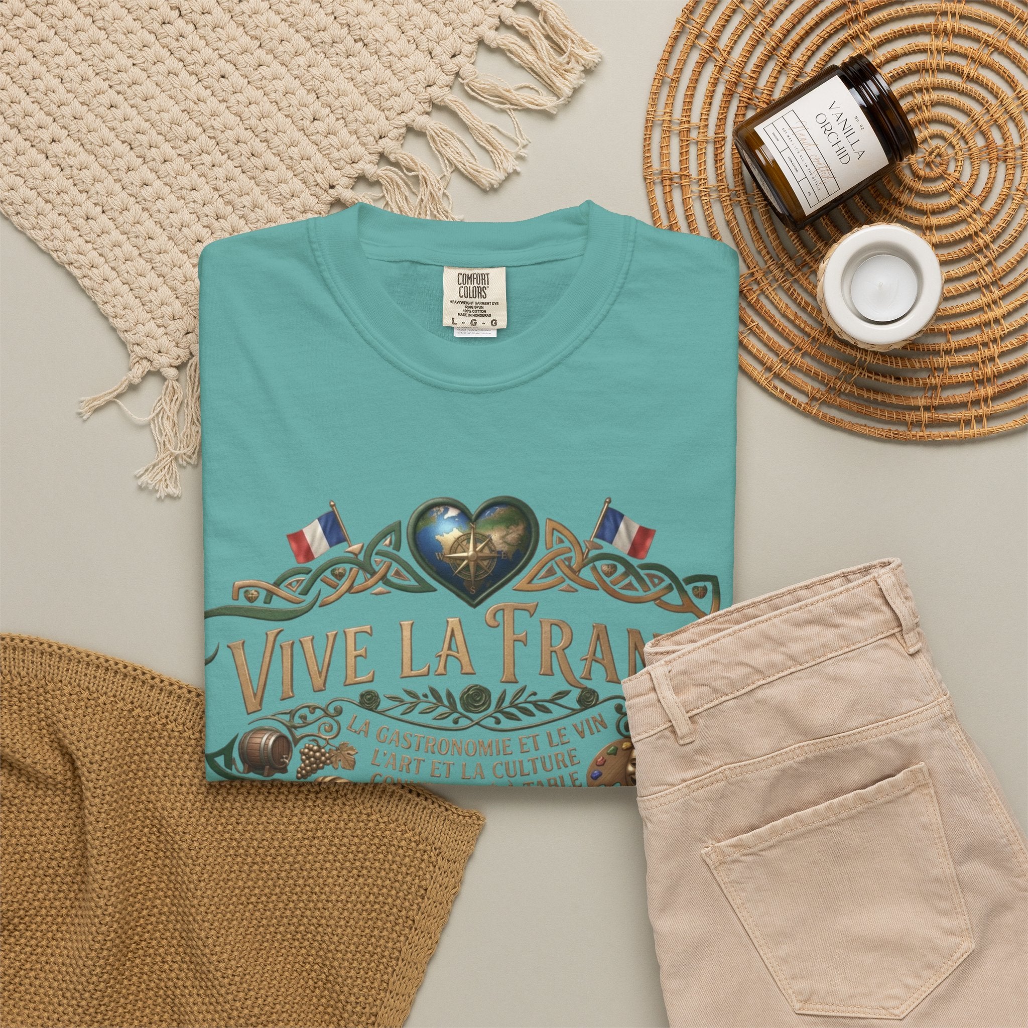 Vive La France T-Shirt — Vintage French Travel Graphic Tee