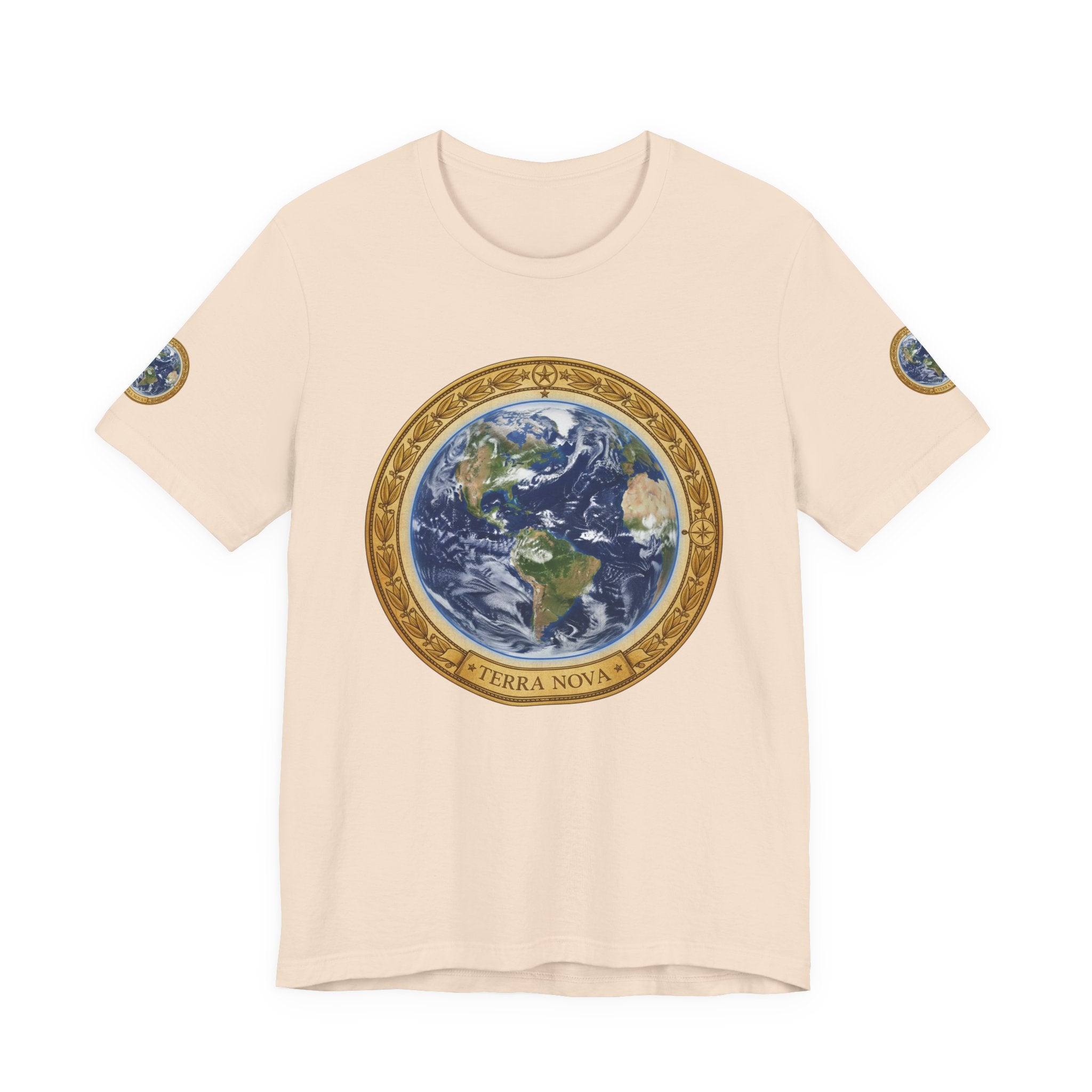 Earth Medallion T‑Shirt – Terra Nova Globe Graphic Tee