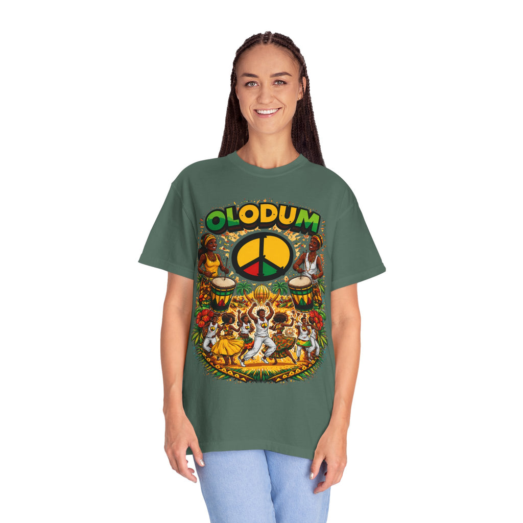 Olodum Peace Drum T-Shirt — Afro-Brazilian Samba Festival Tee