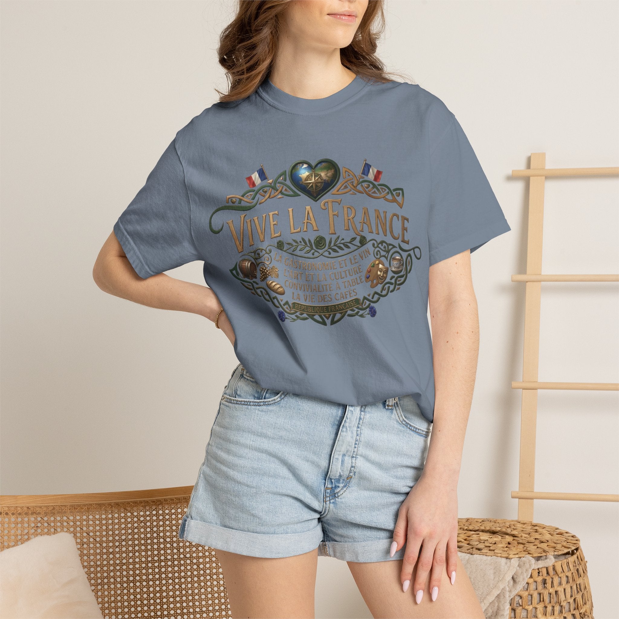Vive La France T-Shirt — Vintage French Travel Graphic Tee