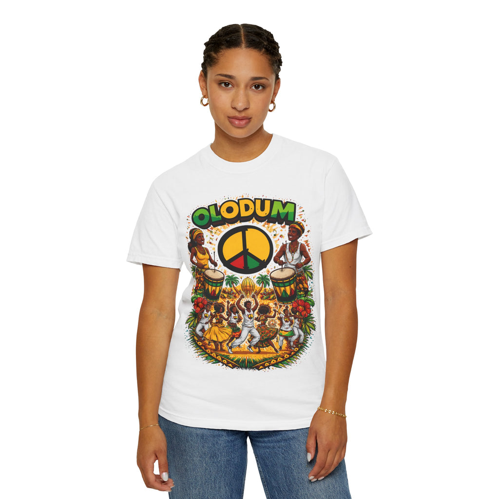 Olodum Peace Drum T-Shirt — Afro-Brazilian Samba Festival Tee