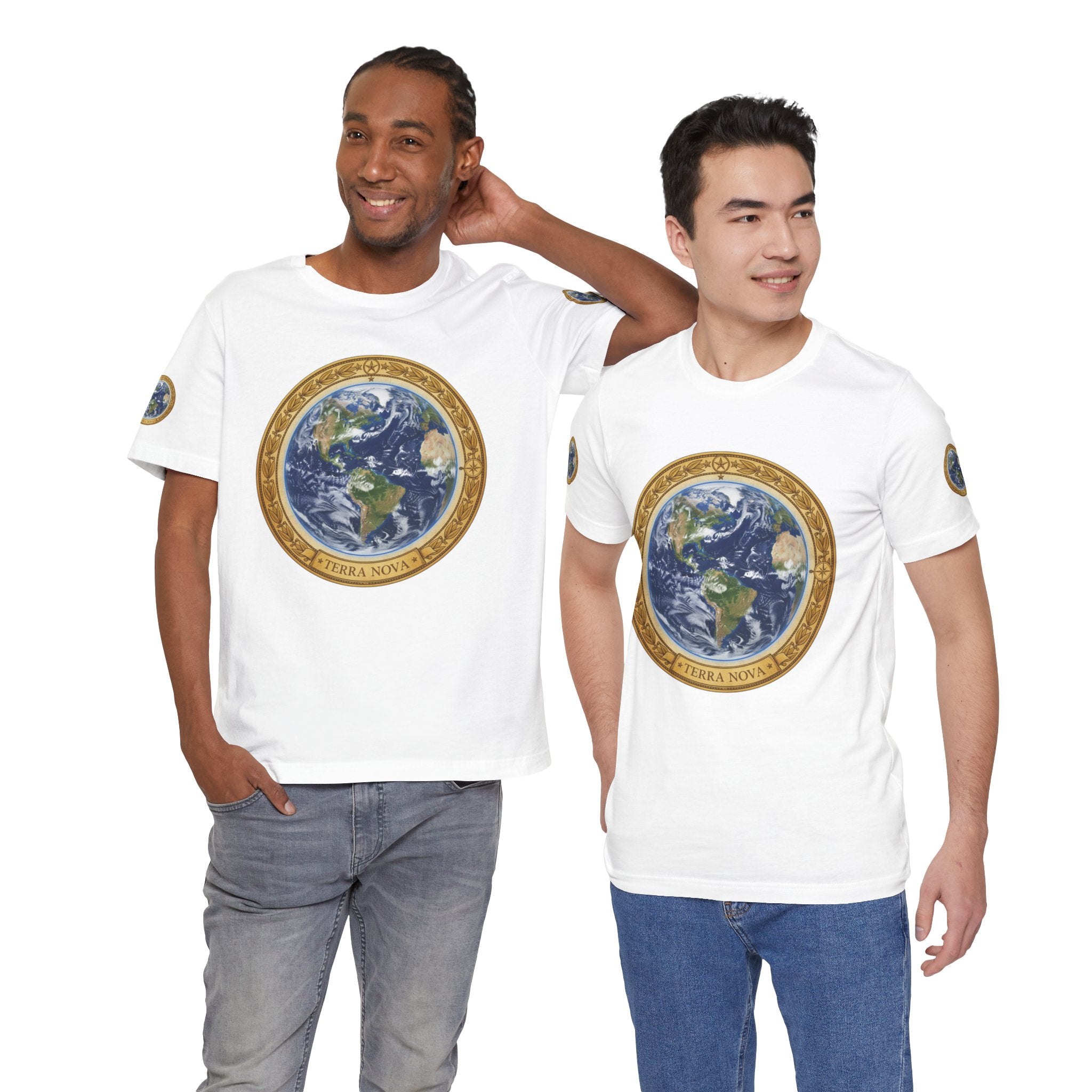 Earth Medallion T‑Shirt – Terra Nova Globe Graphic Tee