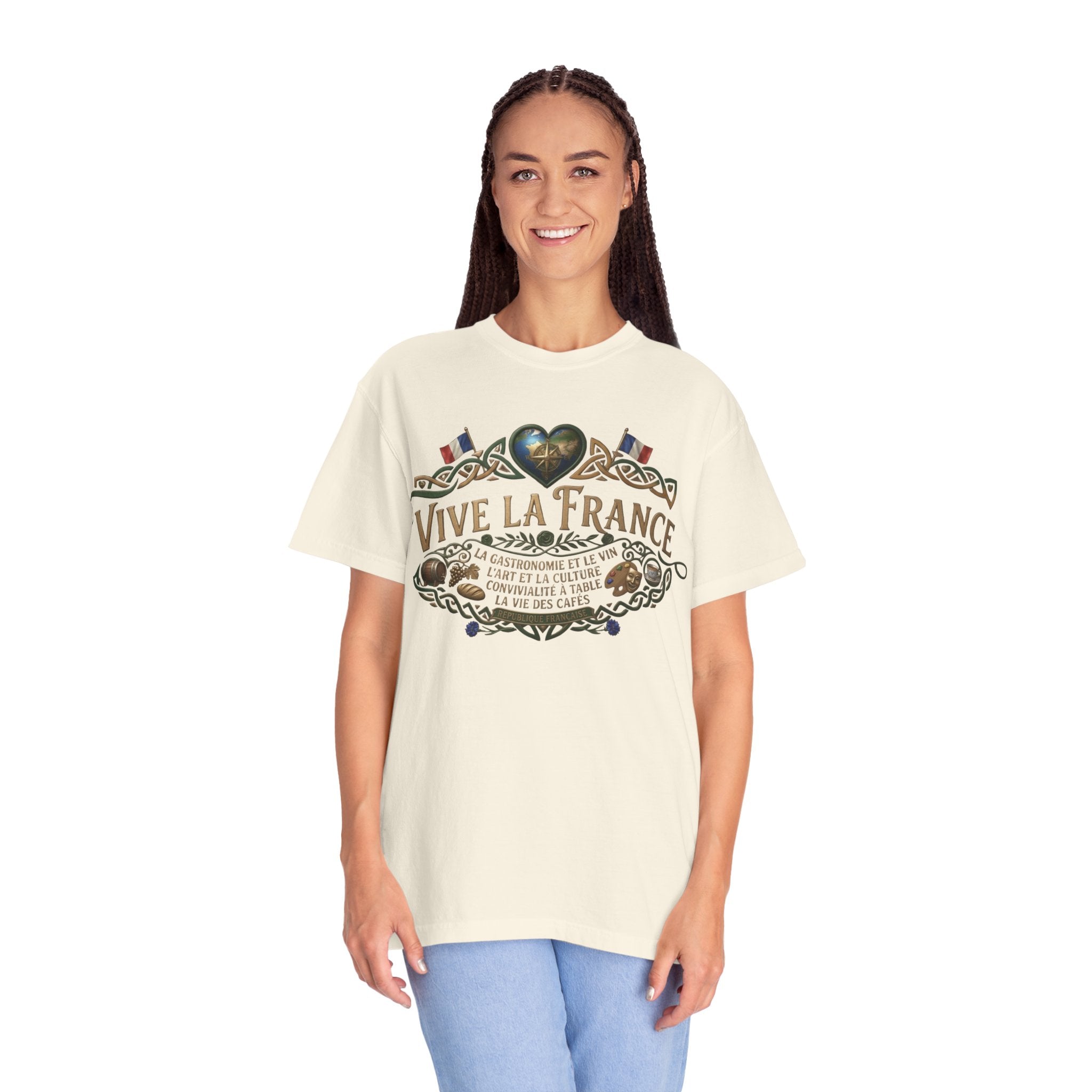 Vive La France T-Shirt — Vintage French Travel Graphic Tee