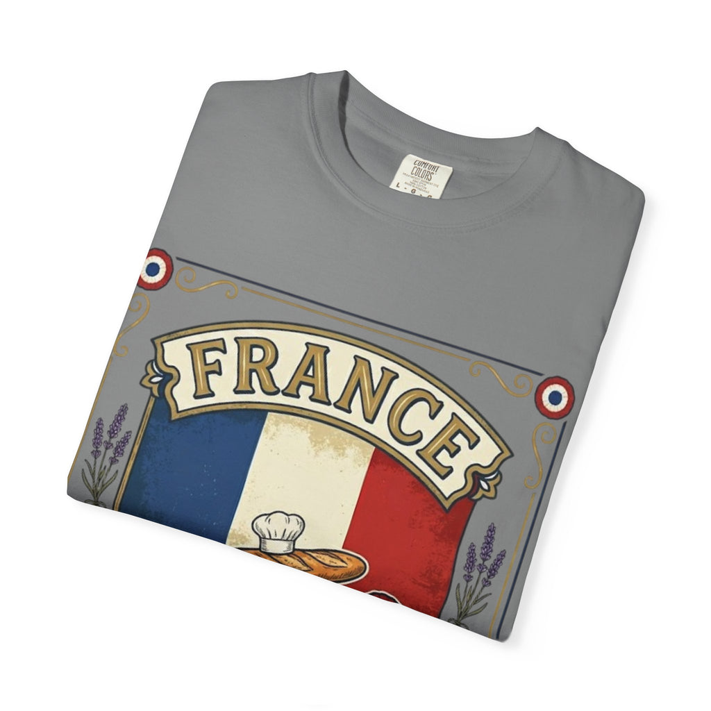France Vintage Travel T-Shirt — Chic Culture Cuisine Design