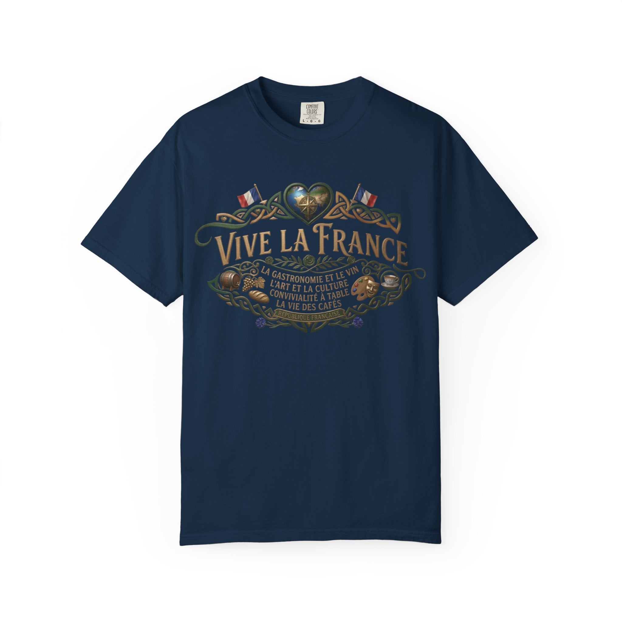 Vive La France T-Shirt — Vintage French Travel Graphic Tee