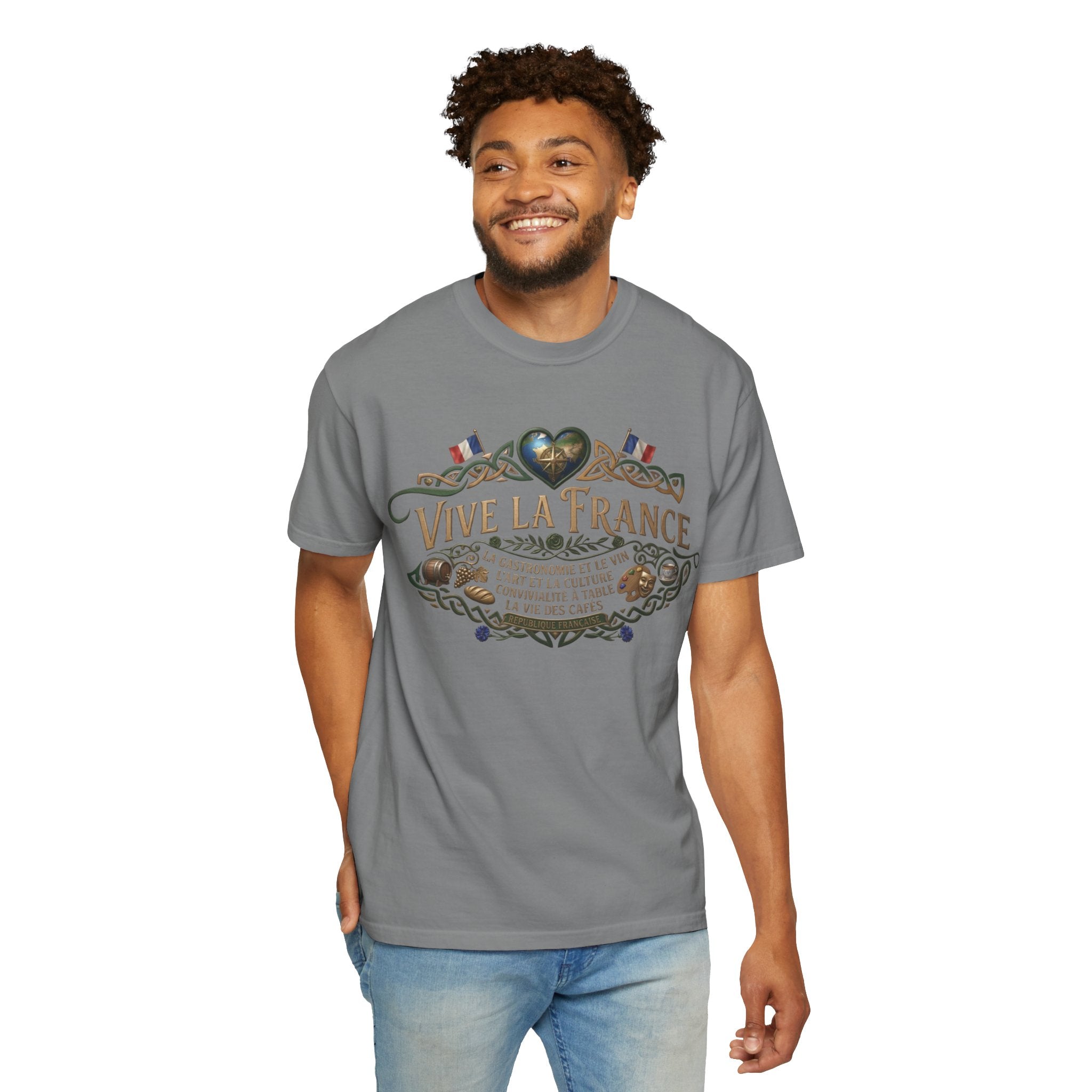 Vive La France T-Shirt — Vintage French Travel Graphic Tee