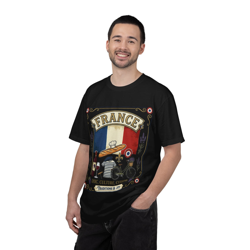 France Vintage Travel T-Shirt — Chic Culture Cuisine Design