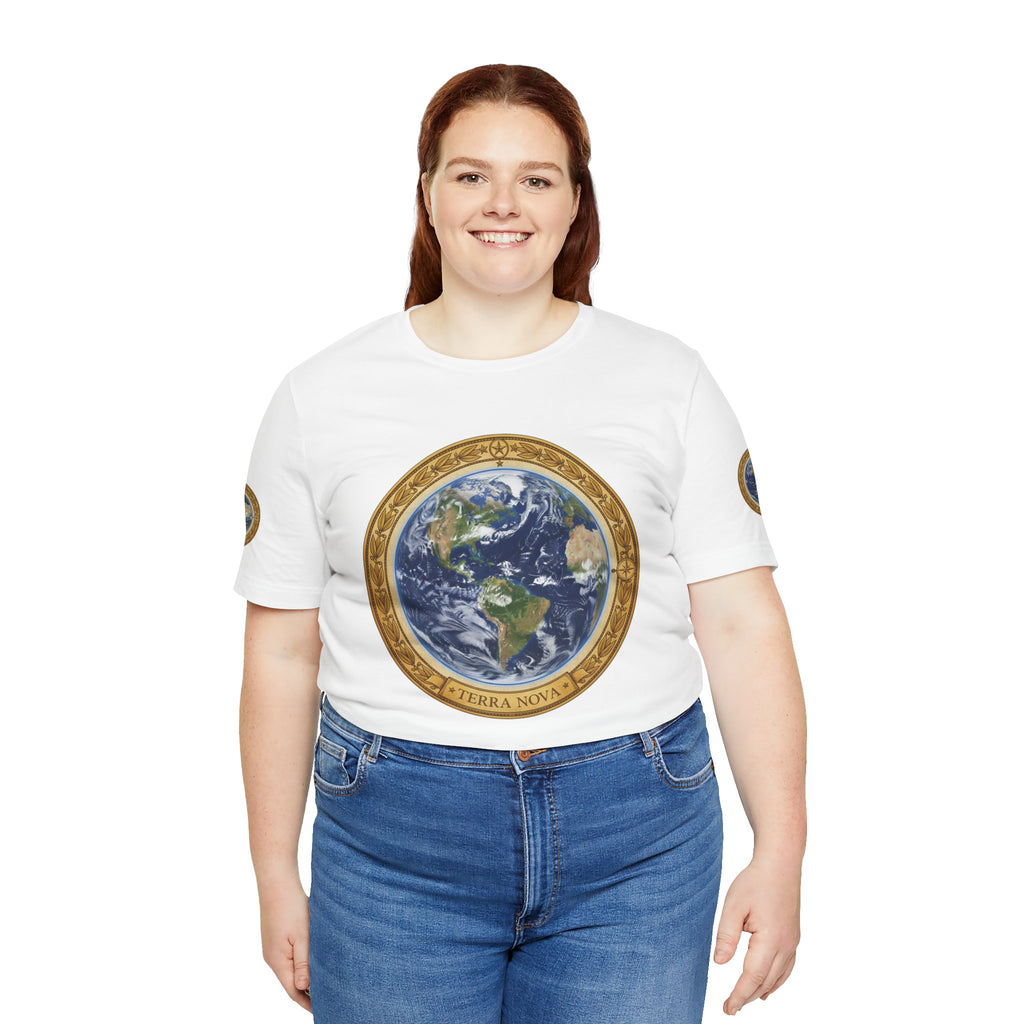 Earth Medallion T‑Shirt – Terra Nova Globe Graphic Tee