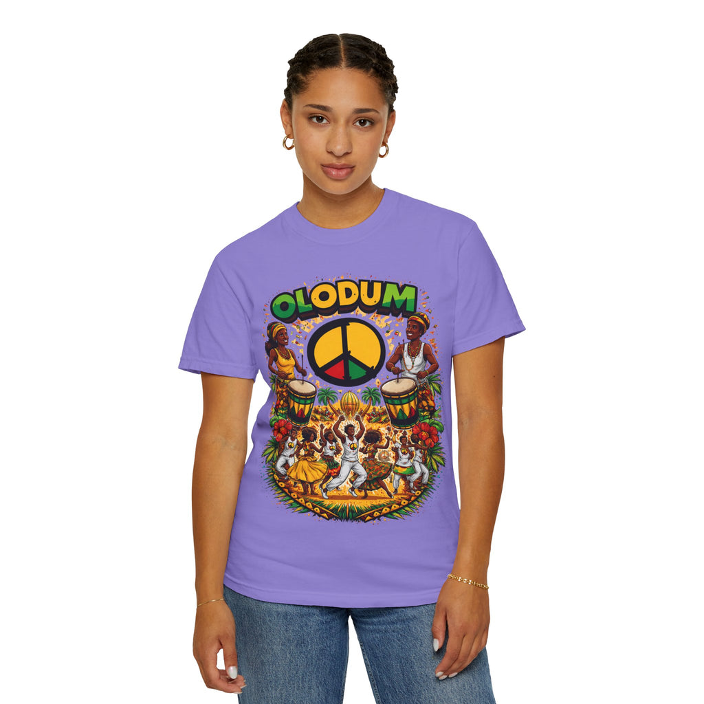 Olodum Peace Drum T-Shirt — Afro-Brazilian Samba Festival Tee