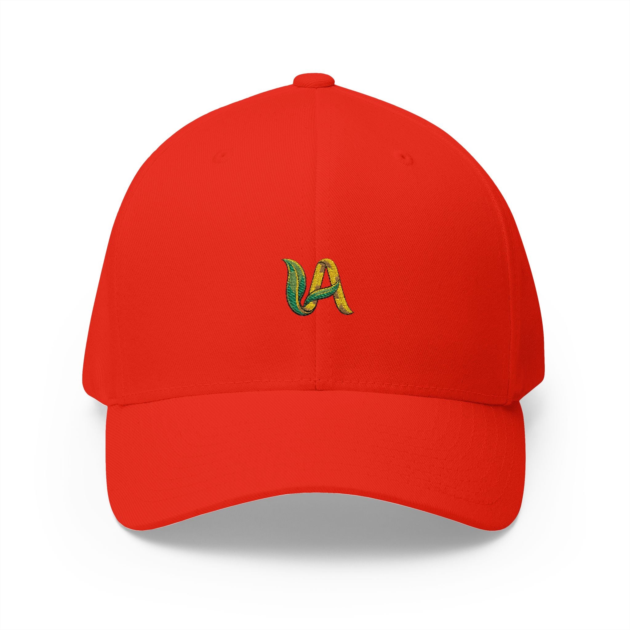 Embroidered 'UA UnikÂme Favicon ' Wave Logo Cap — White Structured Closed-Back Hat