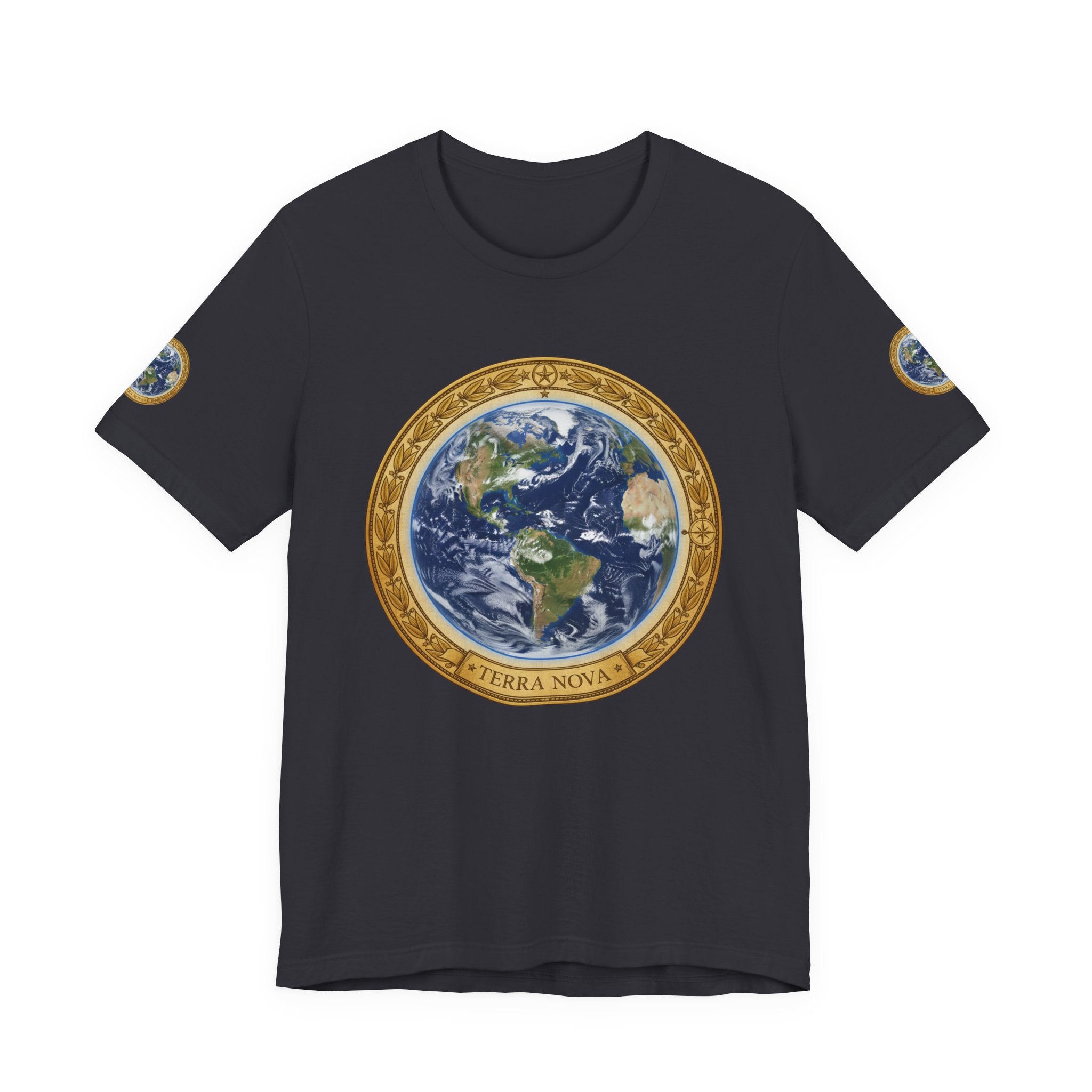 Earth Medallion T‑Shirt – Terra Nova Globe Graphic Tee