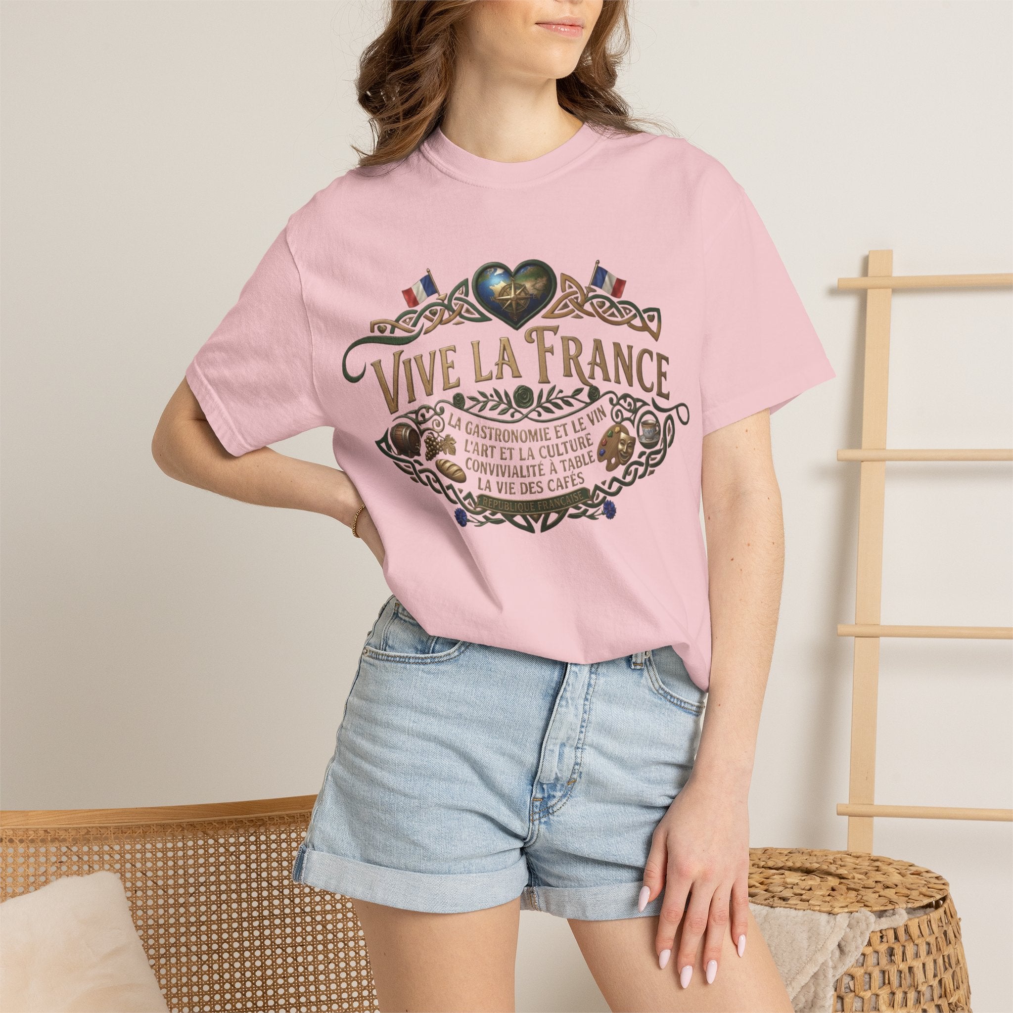Vive La France T-Shirt — Vintage French Travel Graphic Tee