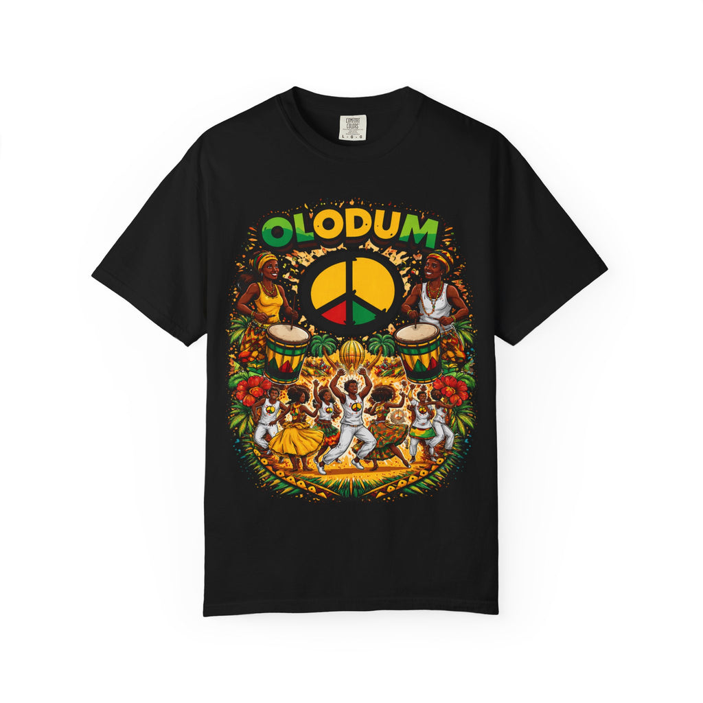 Olodum Peace Drum T-Shirt — Afro-Brazilian Samba Festival Tee