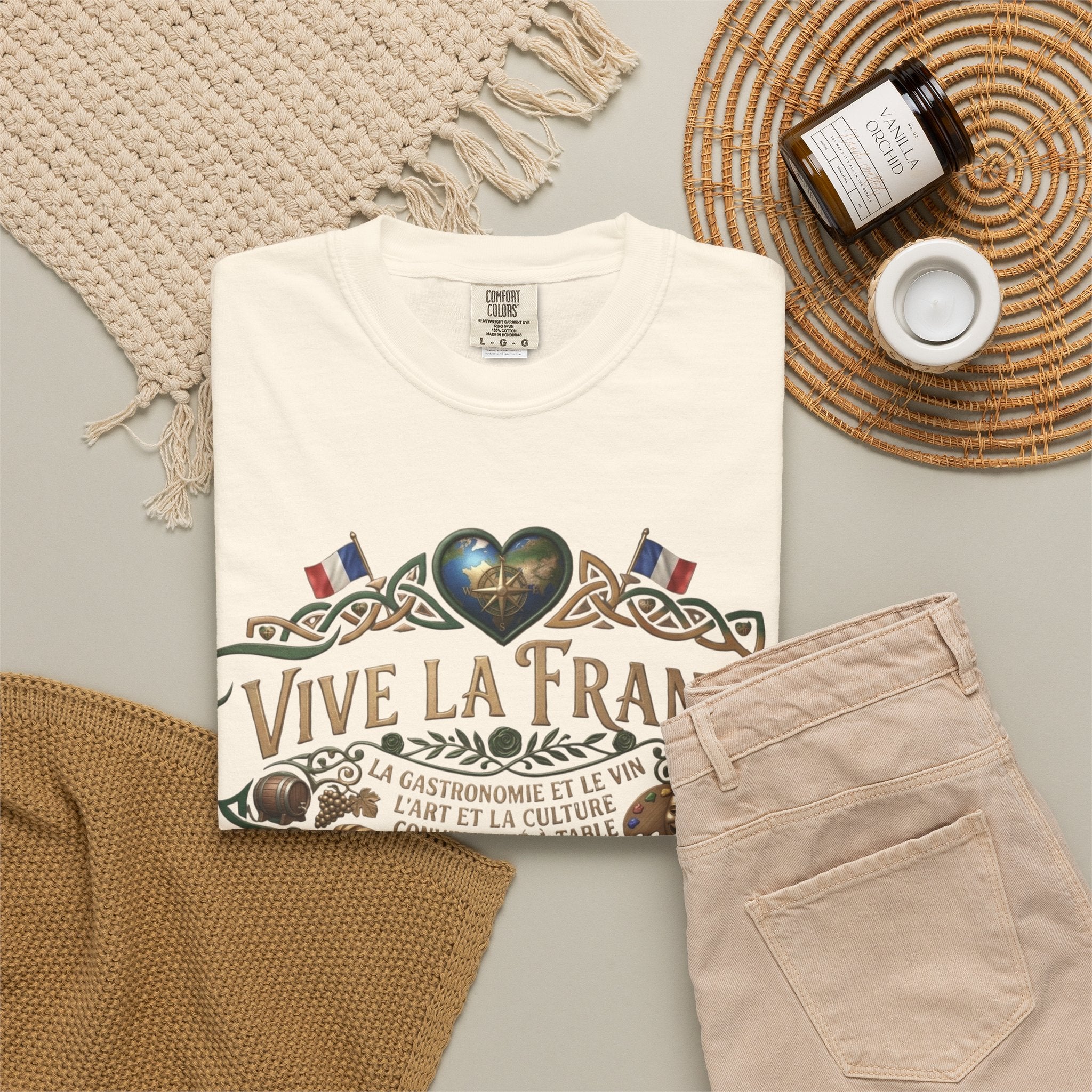 Vive La France T-Shirt — Vintage French Travel Graphic Tee