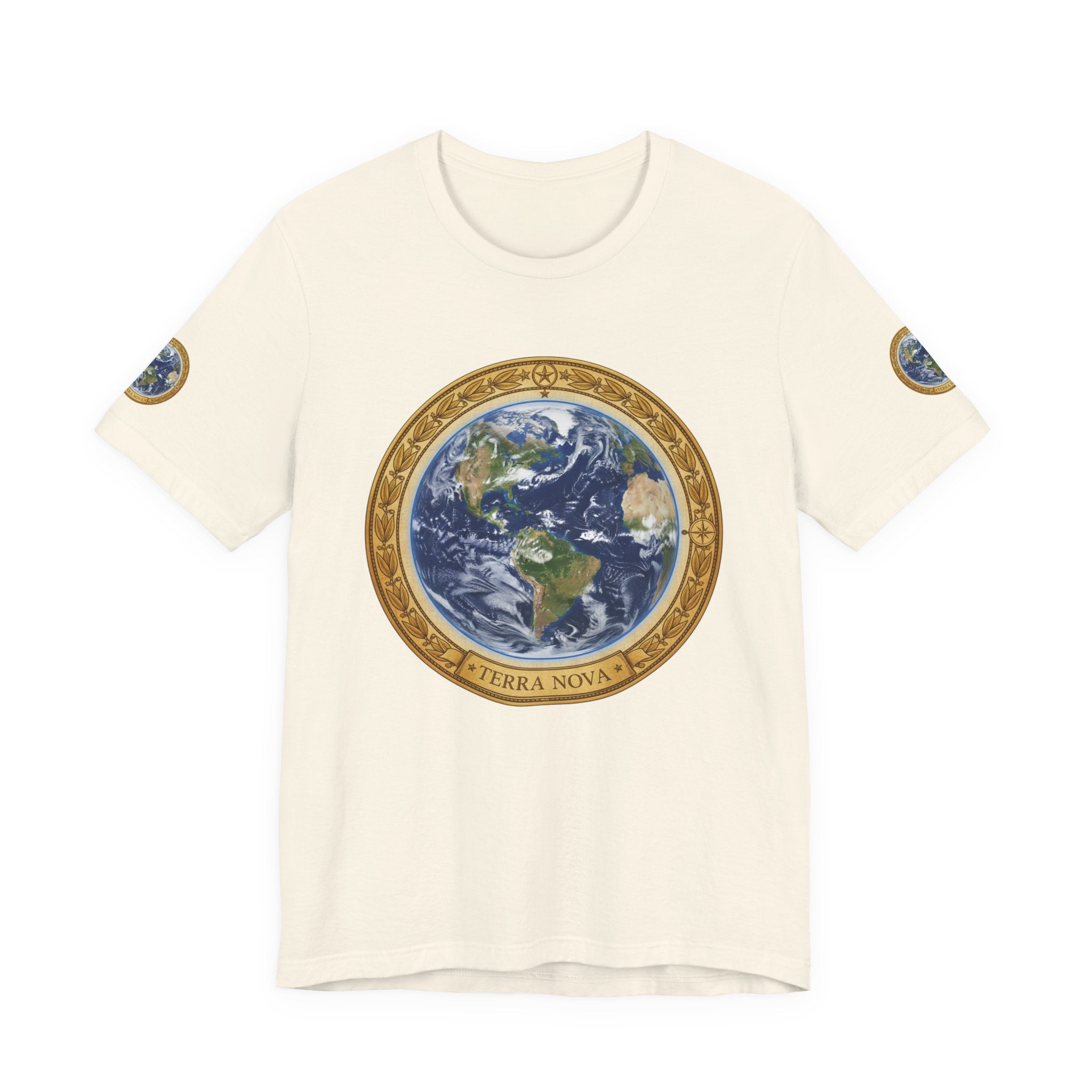 Earth Medallion T‑Shirt – Terra Nova Globe Graphic Tee