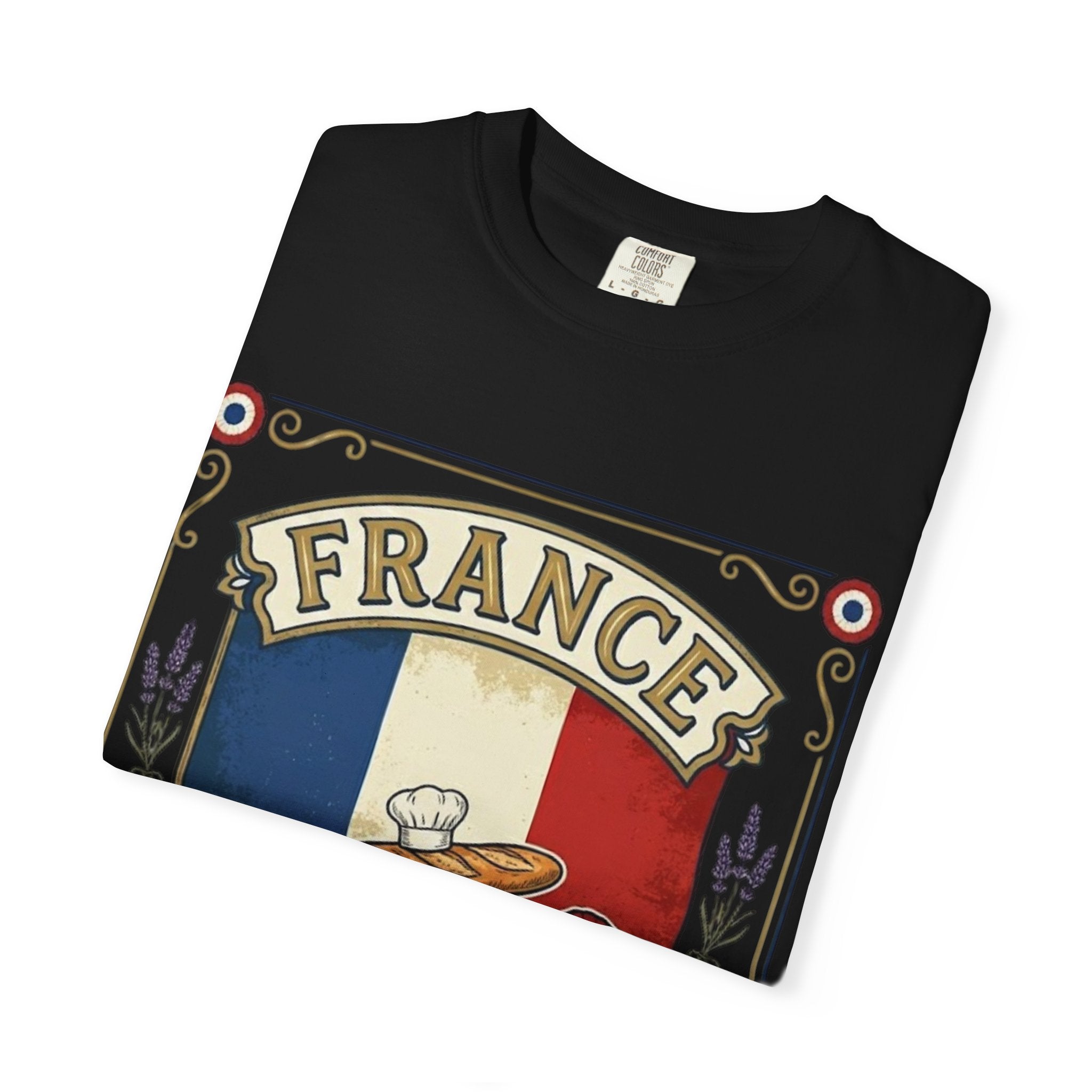 France Vintage Travel T-Shirt — Chic Culture Cuisine Design